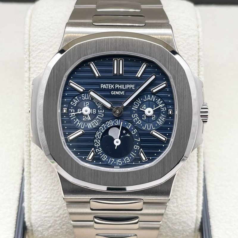 パテックフィリップ ノーチラス パーペチュアル カレンダー 5740/1G-001 ブルー 40ｍｍ
