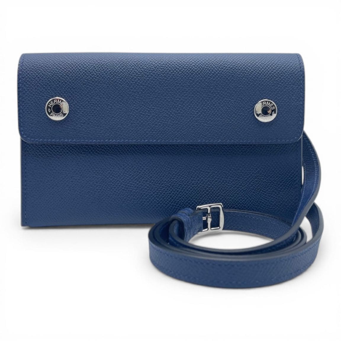❤お得なお品❤ ナップトゥーゴー 18 オレンジｘシルバー金具 エルメス W刻印 エルメス ナップトゥーゴー 18 ブルーネイビー エプソン シルバー金具