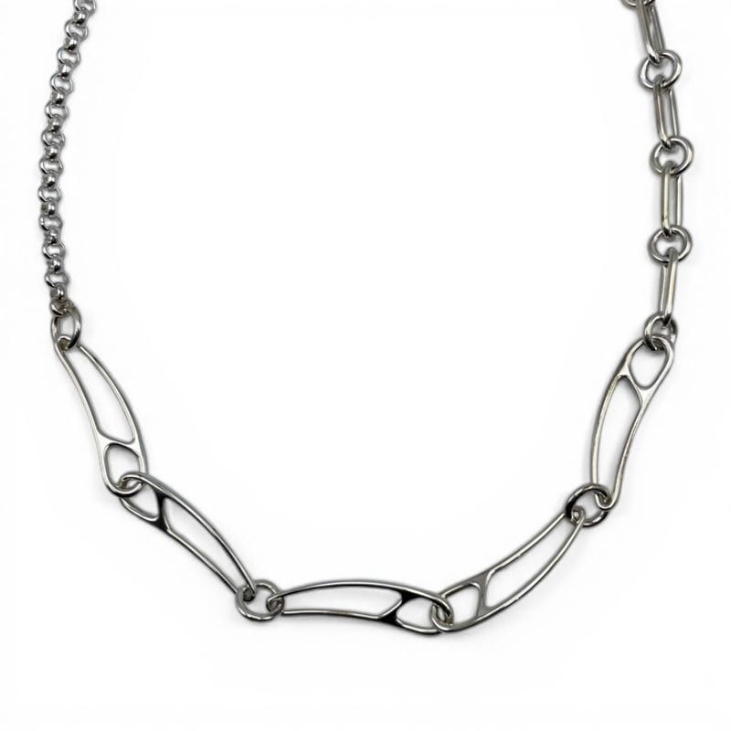 エルメス シェーヌ・ダンクル パンクネックレス 42㎝ シルバー925