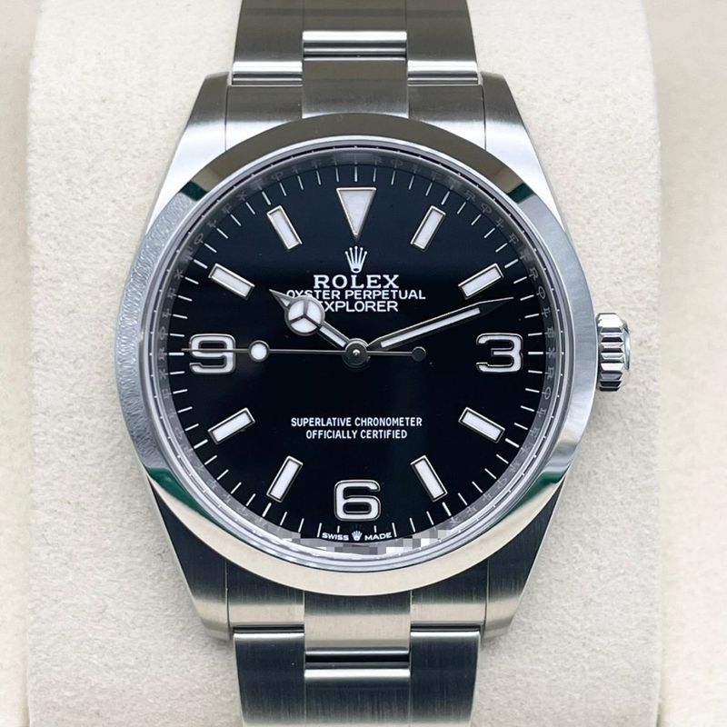 【保証書日付2026年3月！】 ロレックス エクスプローラー 124270 ブラック 36mm