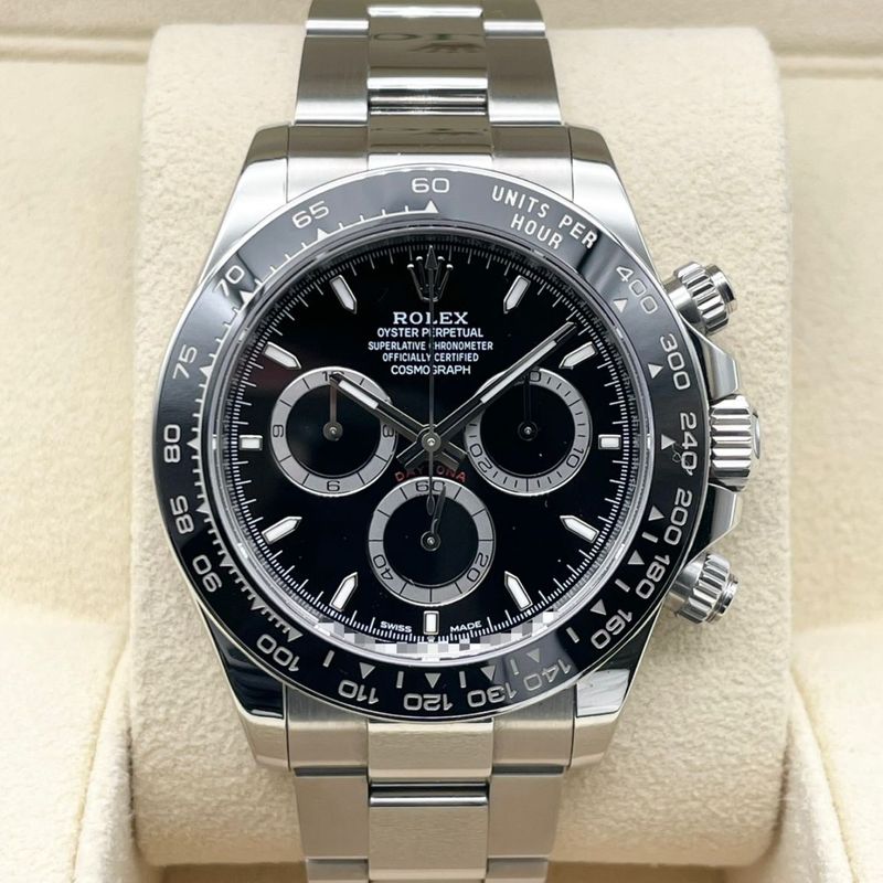 ロレックス デイトナ 126500LN ブラック ステンレススチール オイスターブレス 40mm