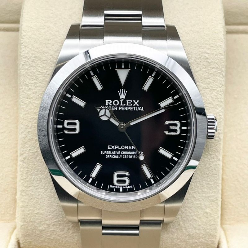 【廃番モデル！】 ロレックス エクスプローラー 214270 ブラック ステンレススチール 39mm