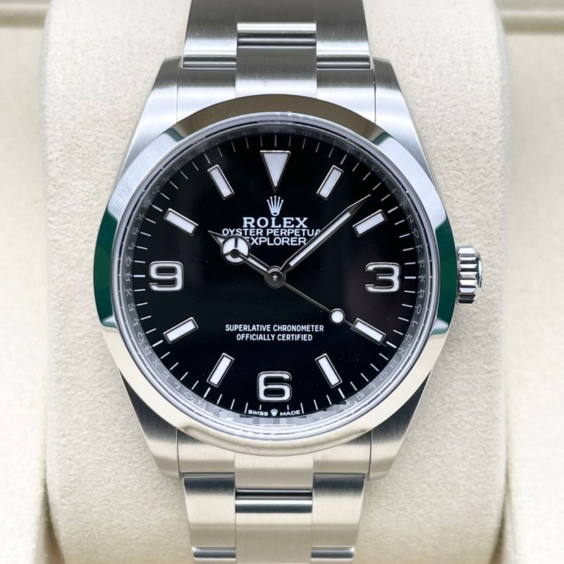 【保証書日付2026年2月！】 ロレックス エクスプローラー 124270 ブラック 36mm