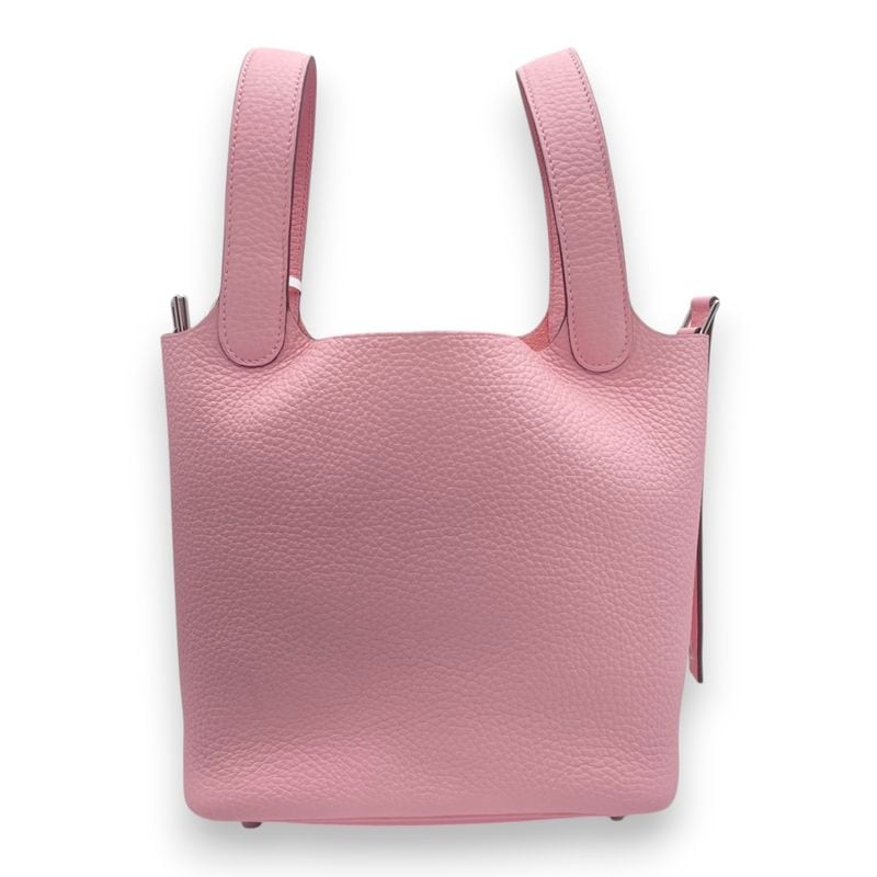 エルメス ピコタンロック PM ローズサクラ トリヨンクレマンス シルバー金具 K刻印