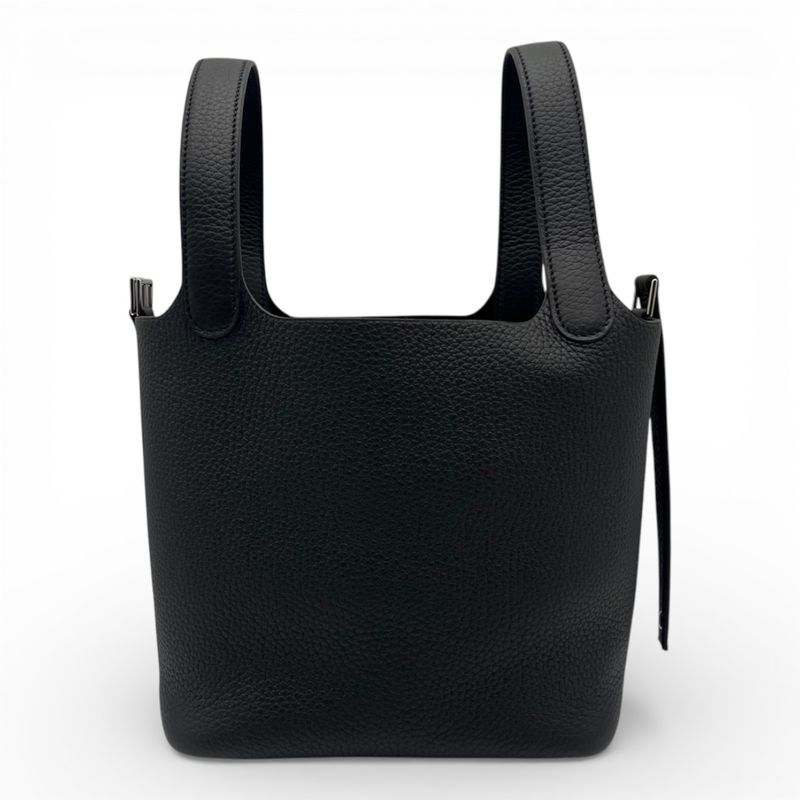 エルメス ピコタンロック PM ノワール トリヨンクレマンス シルバー金具 K刻印