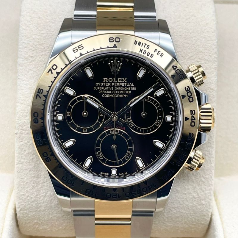 ロレックス デイトナ  116503 ブラック ステンレススチール×イエゴーロールド 40mm