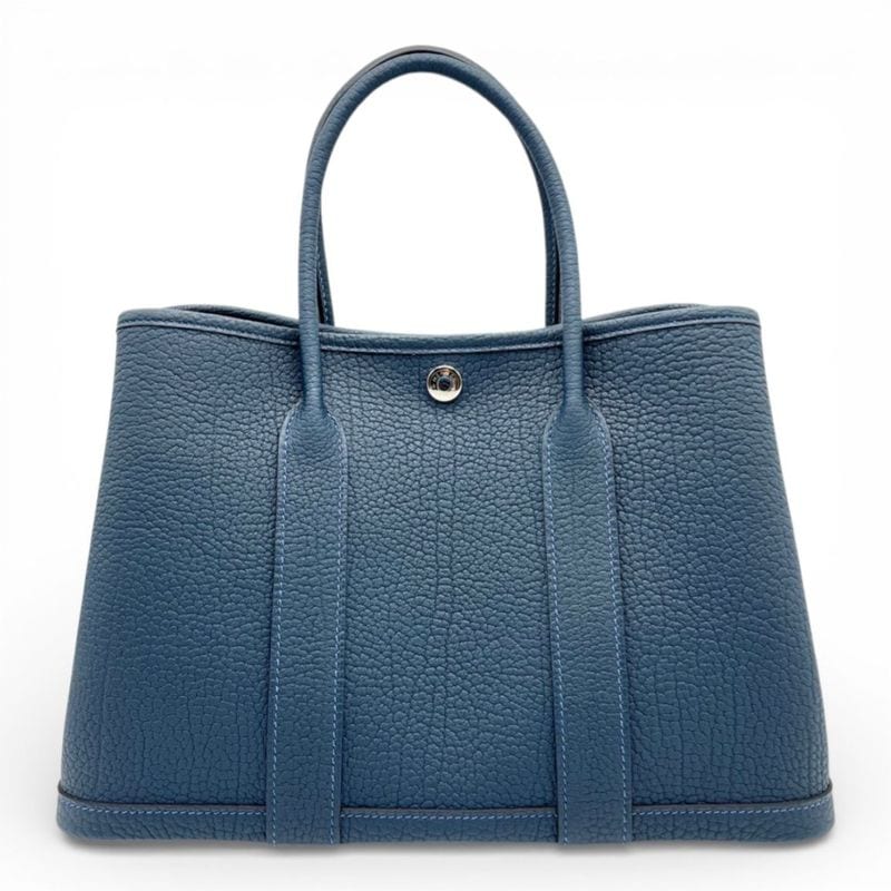 エルメス ガーデンパーティ TPM ブルードプリュス トリヨンクレマンス シルバー金具 K刻印