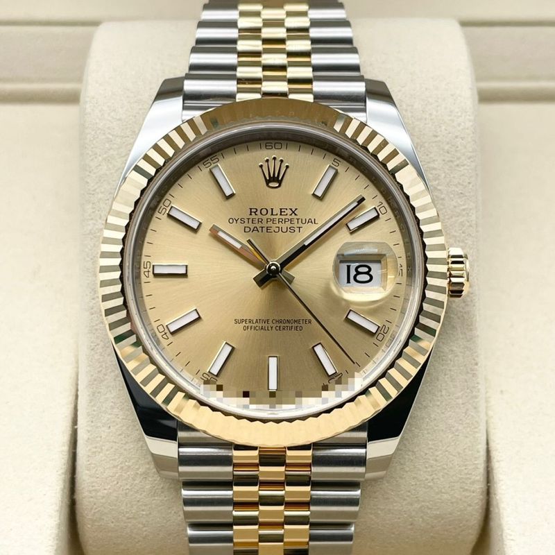 ロレックス デイトジャスト 126333 シャンパン ジュビリーブレス 41mm