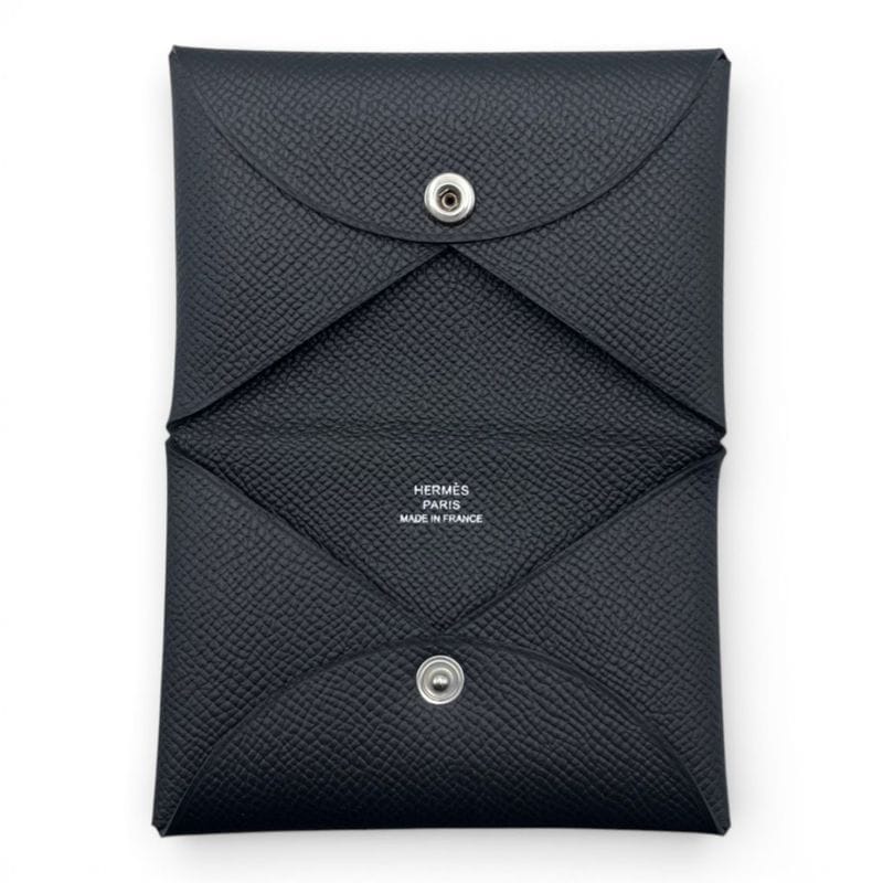 エルメス カルヴィ デュオ ノワール エプソン シルバー金具 U刻印