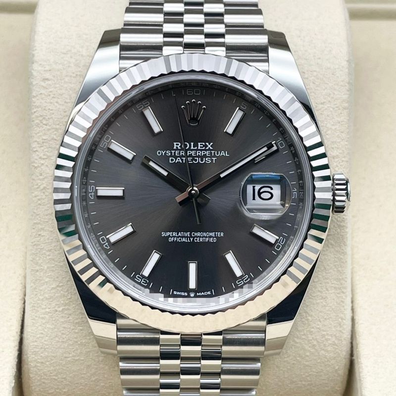 ロレックス デイトジャスト 126334 スレート ジュビリーブレス 41mm