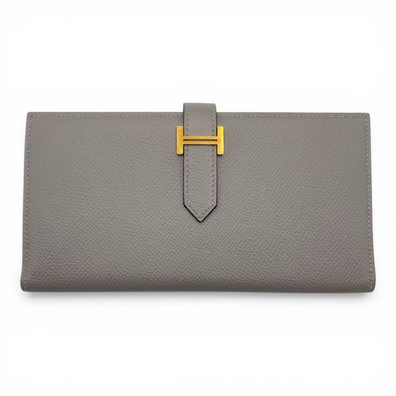 エルメス ベアンスフレ グリアスファルト エプソン ゴールド金具 C刻印