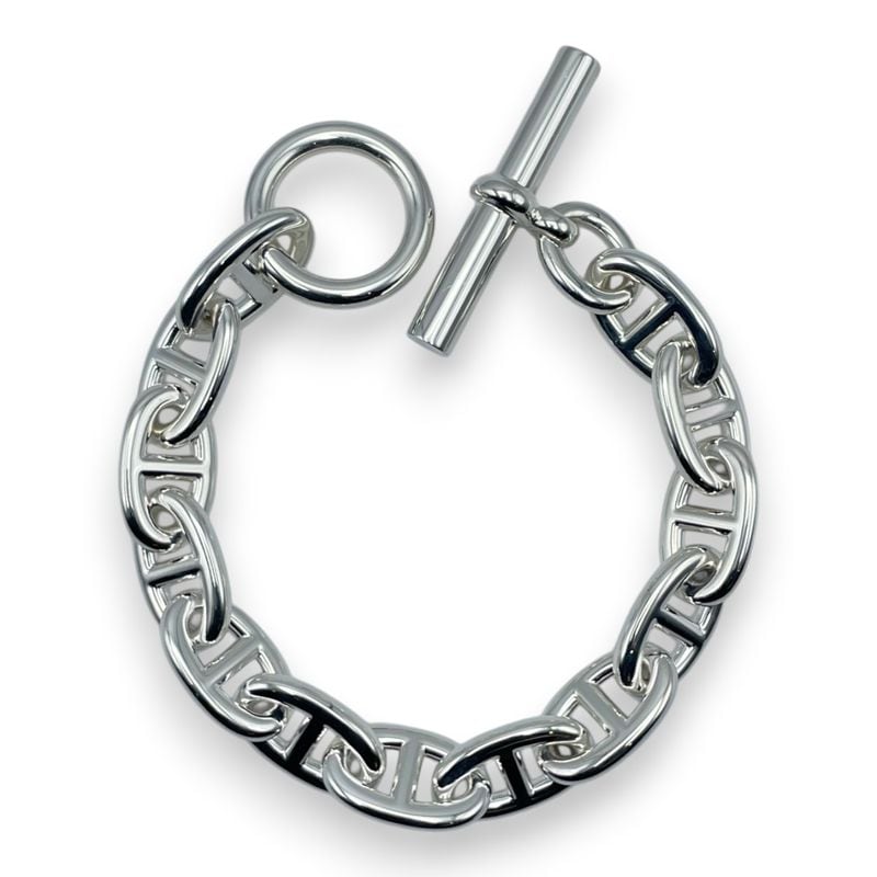 エルメス シェーヌ・ダンクル ブレスレット TGM シルバー925 13コマ