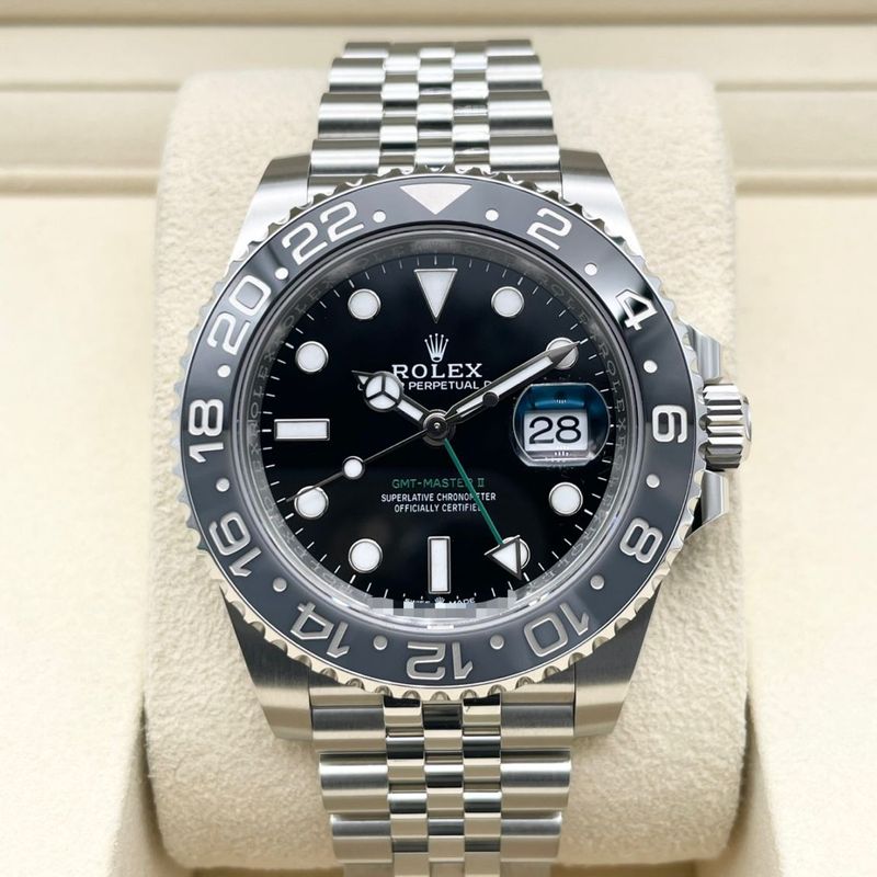 ロレックス GMTマスターII 126710GRNR ブラック ジュビリーブレスレット 40mm