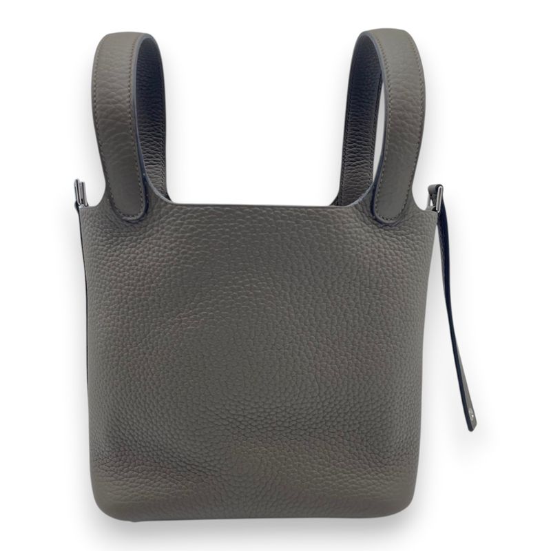 【最新刻印・新色】エルメス ピコタンロック PM ヴェールロデン トリヨンクレマンス シルバー金具 G刻印