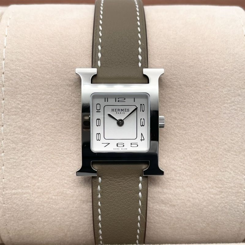 エルメス Hウォッチ HH1.210 ステンレス シルバー 25mm