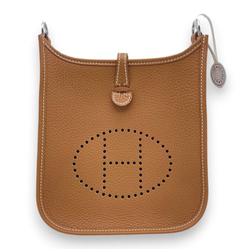 【最新刻印】エルメス ミニエヴリン アマゾーヌ TPM ゴールド トリヨンクレマンス シルバー金具 G刻印