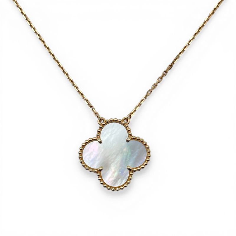 ヴァンクリーフ＆アーペル マジック アルハンブラ ペンダント VCARO41300 マザーオブパール 18K ローズゴールド