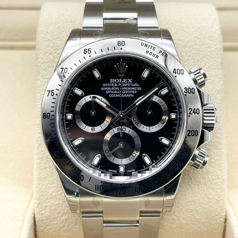 ロレックス デイトナ 116520 ブラック オイスターブレス 40mm