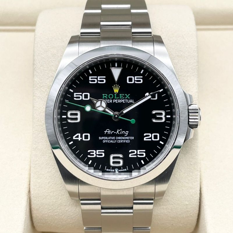 ロレックス エアキング 126900 ブラック ステンレススチール 40mm