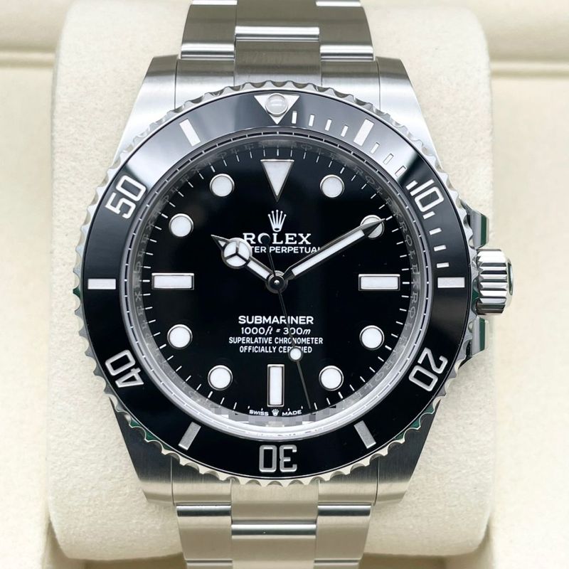 【保証書日付2026年3月！】 ロレックス サブマリーナ ノンデイト 124060 ブラック 41mm