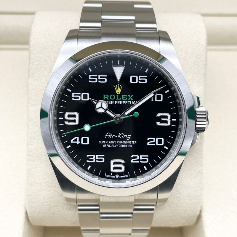 ロレックス エアキング 126900 ブラック ステンレススチール 40mm