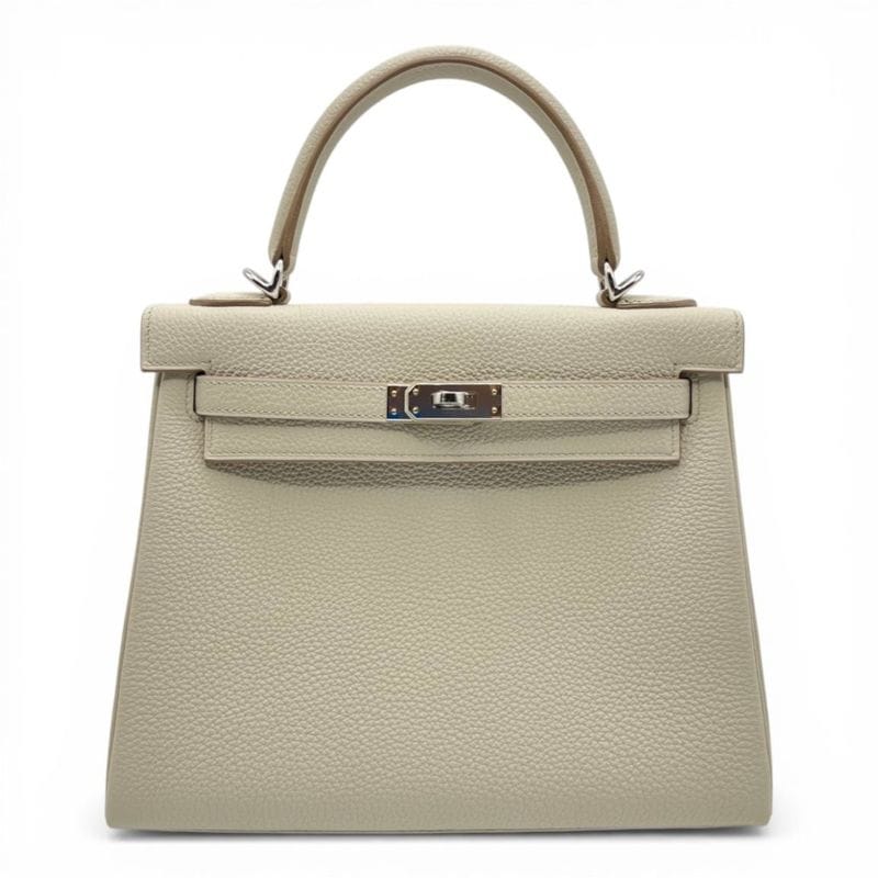 エルメス ケリー 25 べトン トゴ シルバー金具 K刻印