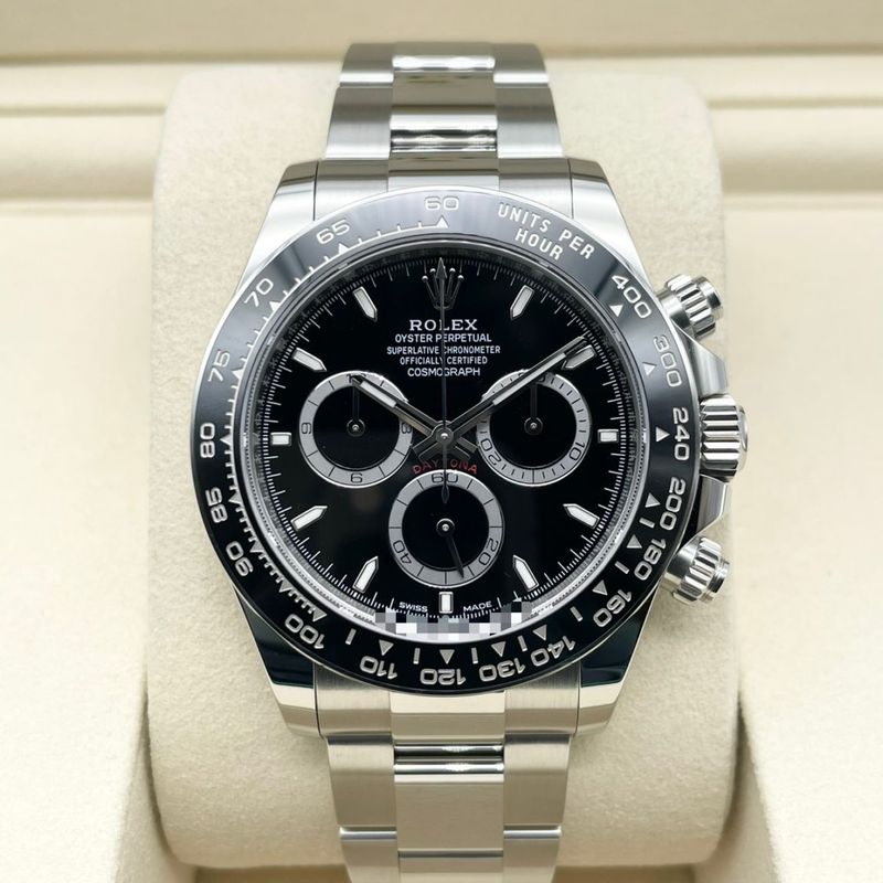 ロレックス デイトナ 126500LN ブラック ステンレススチール 40mm
