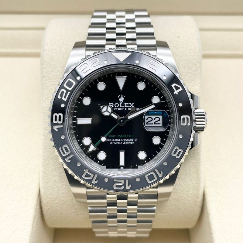 ロレックス GMTマスターII 126710GRNR ブラック ジュビリーブレスレット 40mm