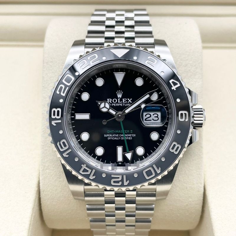 ロレックス GMTマスターII 126710GRNR ブラック ジュビリーブレスレット 40mm