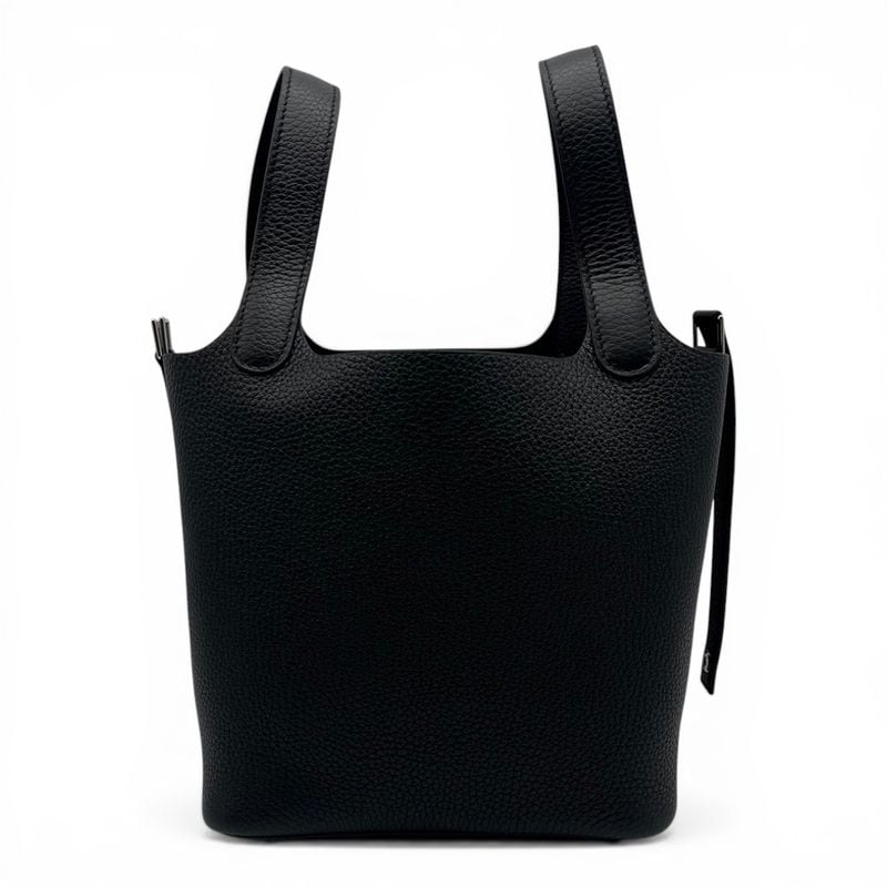 エルメス ピコタンロック PM ノワール トリヨンクレマンス シルバー金具 K刻印