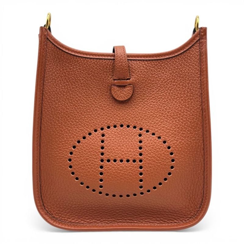 エルメス ミニエヴリン アマゾーヌ TPM キュイーブル トリヨンクレマンス ゴールド金具 U刻印