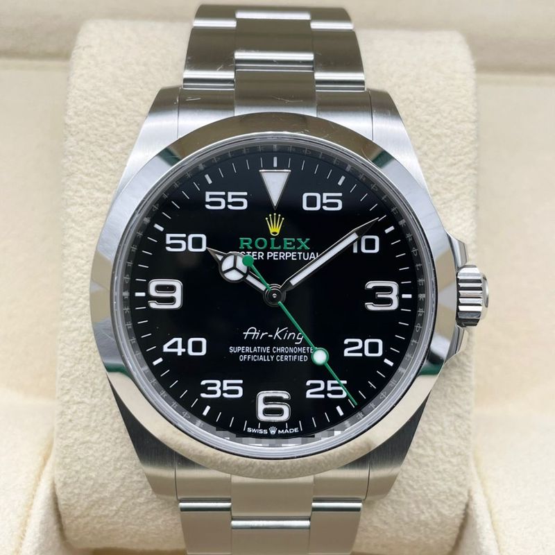 ロレックス エアキング 126900 ブラック ステンレススチール 40mm