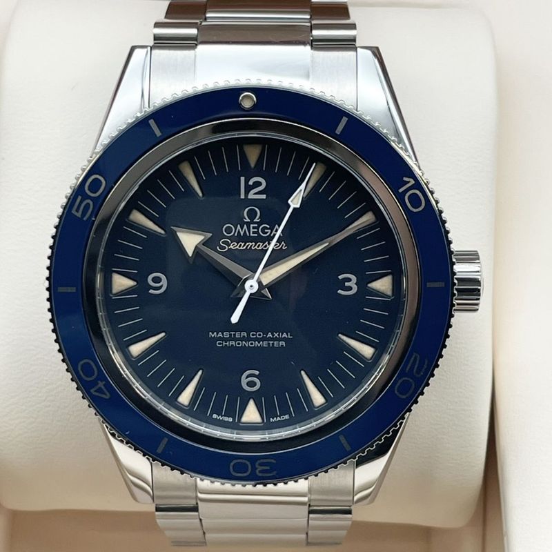 オメガ シーマスター 300 マスター コーアクシャル 233.90.41.21.03.001 ブルー 41mm