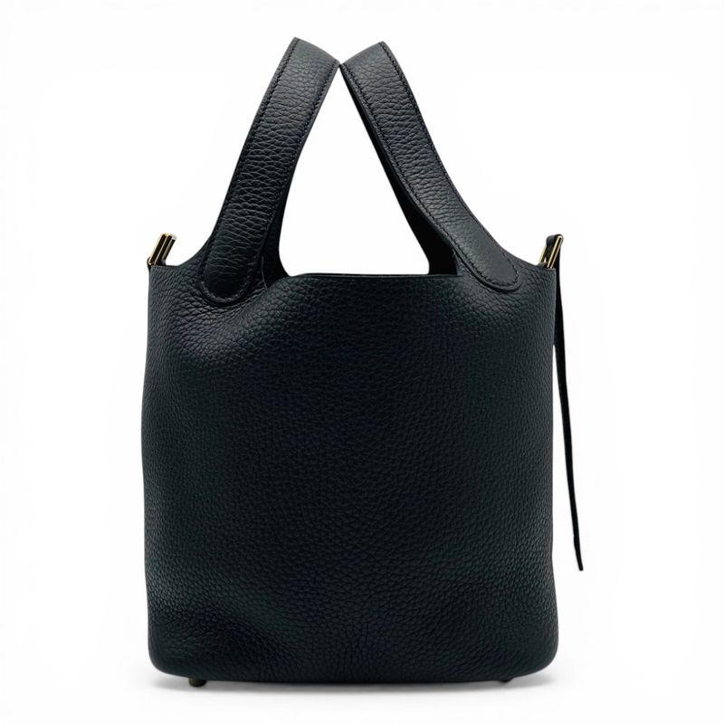 エルメス ピコタンロック PM ノワール トリヨンクレマンス ゴールド金具 G刻印