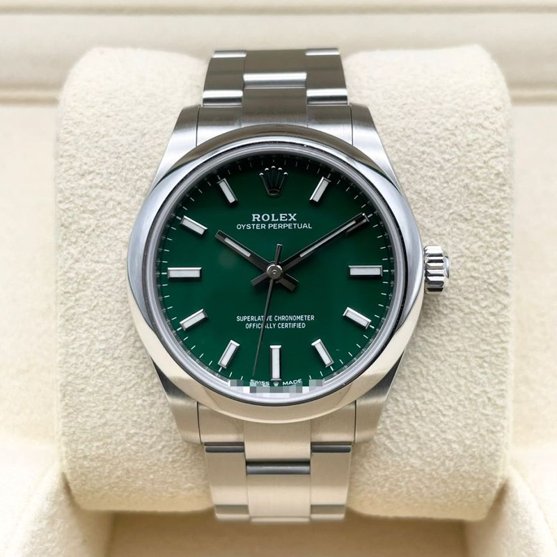 ロレックス オイスターパーペチュアル 277200 グリーン 31mm