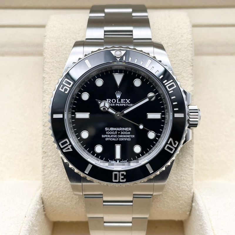 ロレックス サブマリーナ ノンデイト 124060 ブラック ステンレススチール 41mm