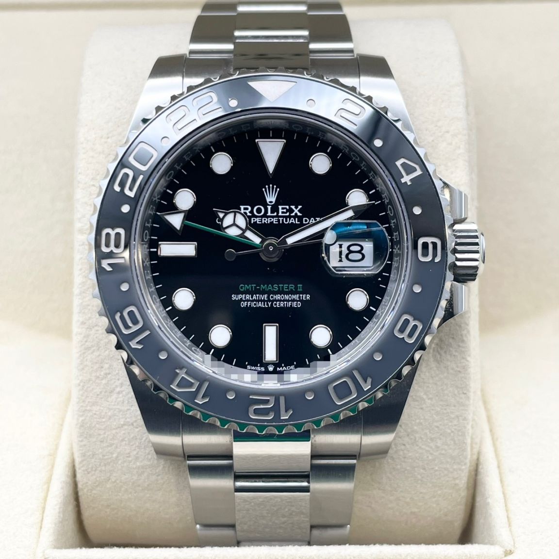 ロレックス GMTマスターII 126710GRNR ブラック オイスターブレス 40mm