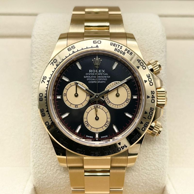 ロレックス デイトナ 126508 インテンスブラック シャンパン イエローゴールド 40mm