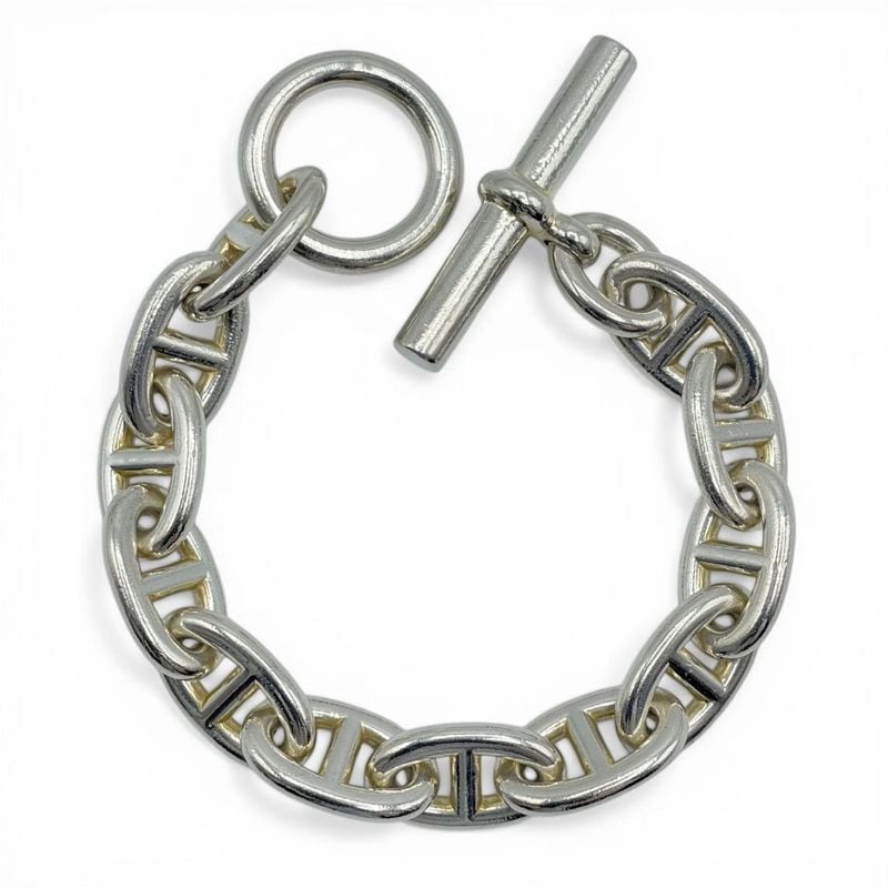 エルメス シェーヌ・ダンクル ブレスレット TGM シルバー925 12コマ