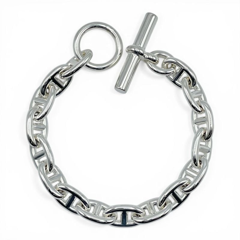 エルメス シェーヌ・ダンクル ブレスレット MM シルバー925 16コマ