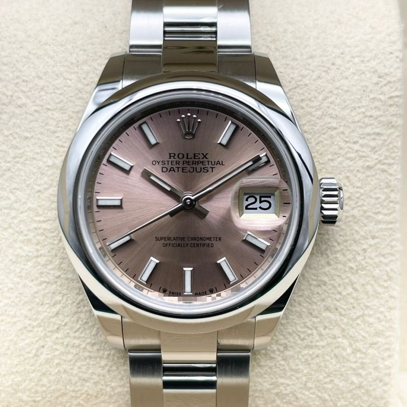 ロレックス レディ デイトジャスト 279160 ピンク オイスターブレス 28mm