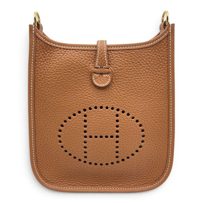 エルメス ミニエヴリン アマゾーヌ TPM ゴールド トリヨンクレマンス ゴールド金具 G刻印