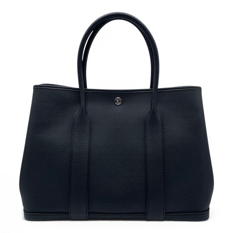 エルメス ガーデンパーティ PM ノワール ネゴンダ シルバー金具 Z刻印