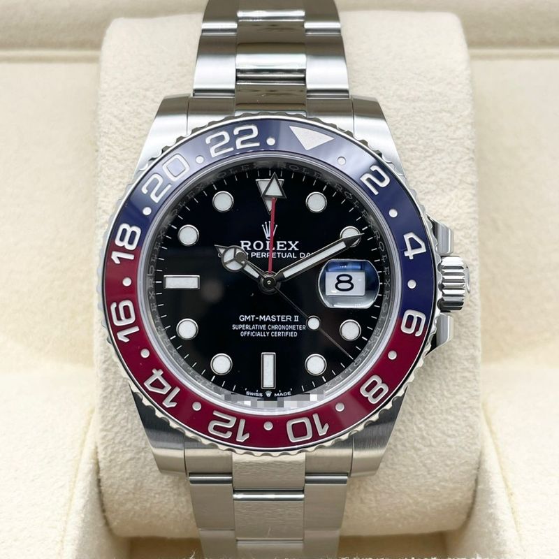 ロレックス GMTマスターII 126710BLRO ペプシ オイスターブレスレット ブラック 40mm
