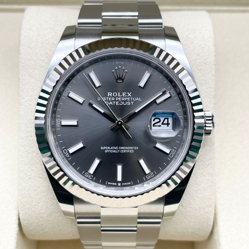 ロレックス デイトジャスト 126334 スレート オイスターブレス 41mm