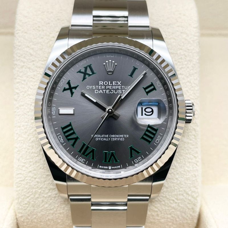 ロレックス デイトジャスト 126234 スレートローマン オイスターブレス 36mm