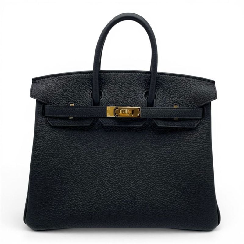 【現金特価】エルメス バーキン 25 ノワール トゴ ゴールド金具 G刻印
