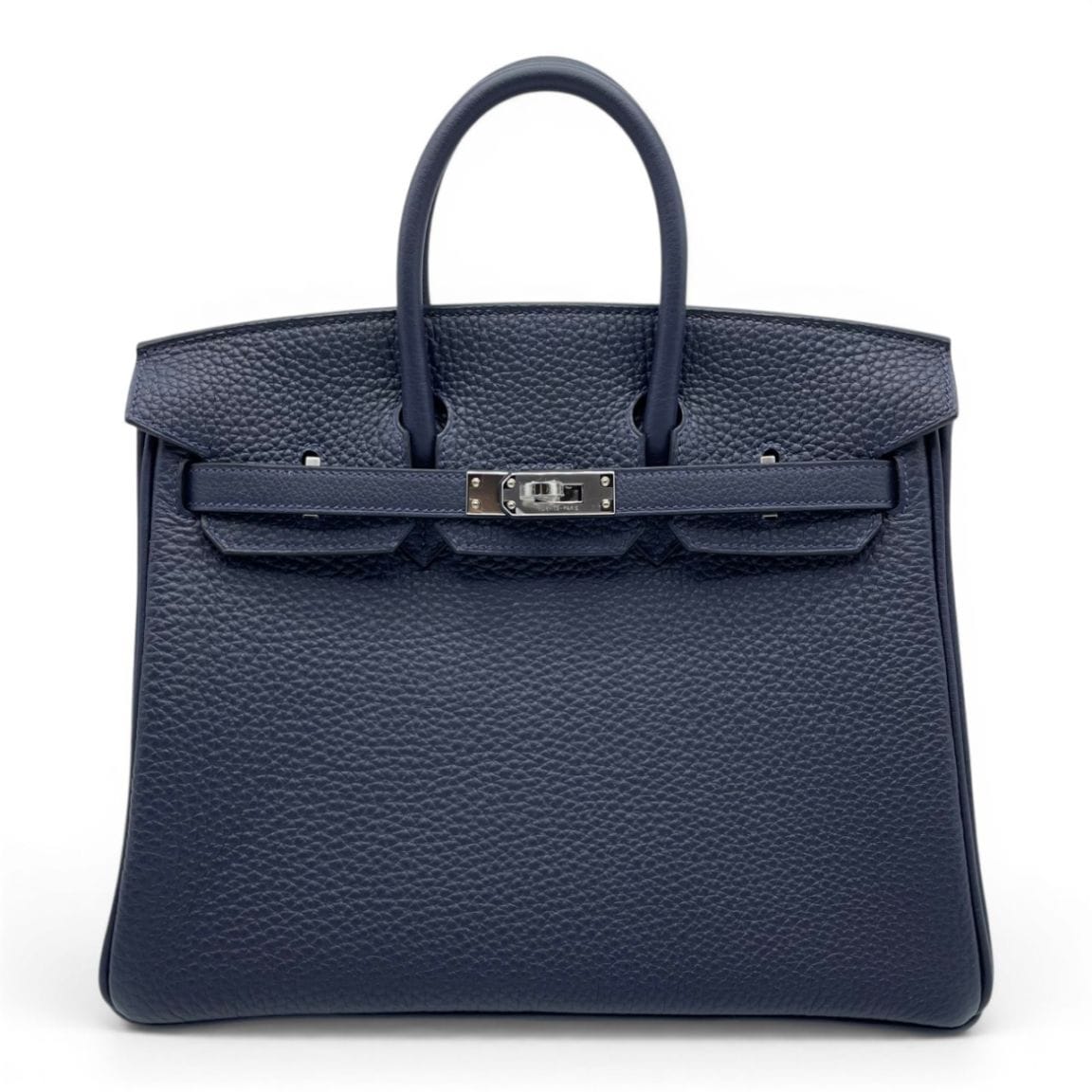 現金特価】エルメス バーキン 25 ブルーニュイ トゴ シルバー金具 K