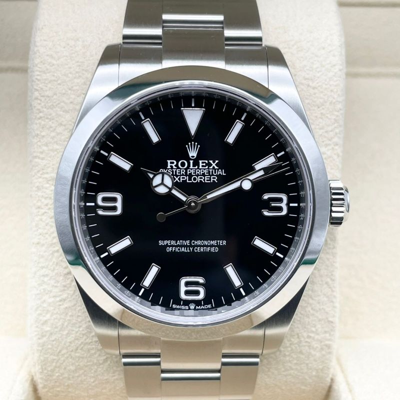 ロレックス エクスプローラー 224270 ブラック ステンレススチール 40mm