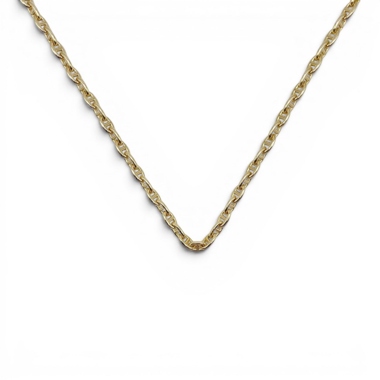 エルメス シェーヌ・ダンクル ネックレス TPM 18K イエローゴールド 62 